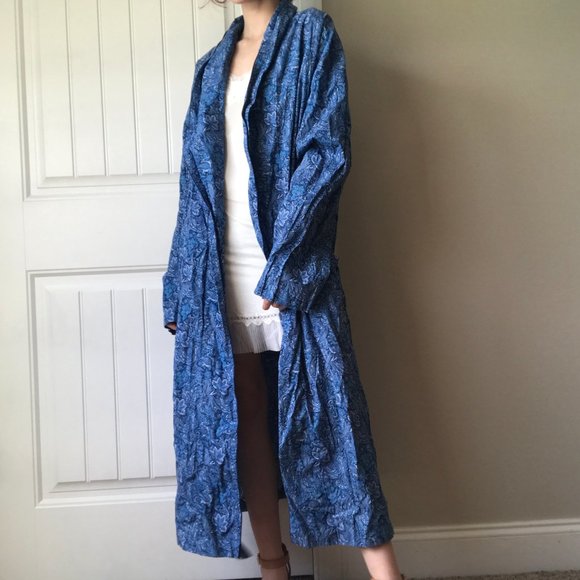 Polo Ralph Lauren Other - Polo by Ralph Lauren 100% Cotton Blue Paisley Robe